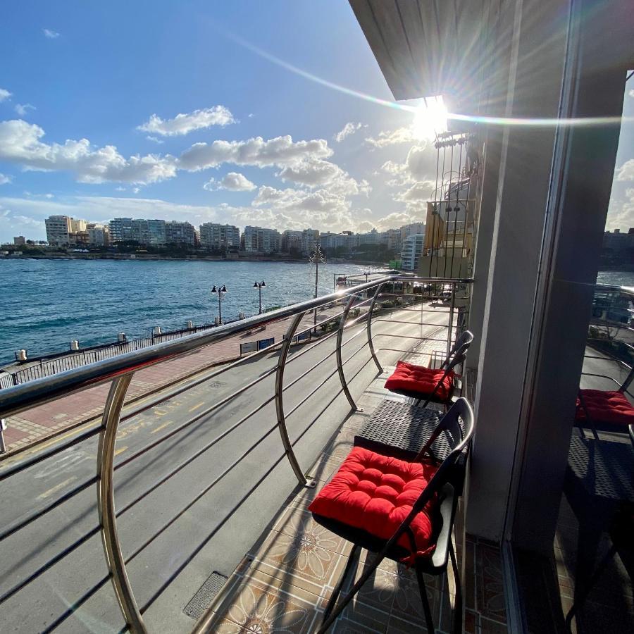 F2 - Lovely Two Bedrooms Flat Sea View, St Julians San Giuliano Esterno foto