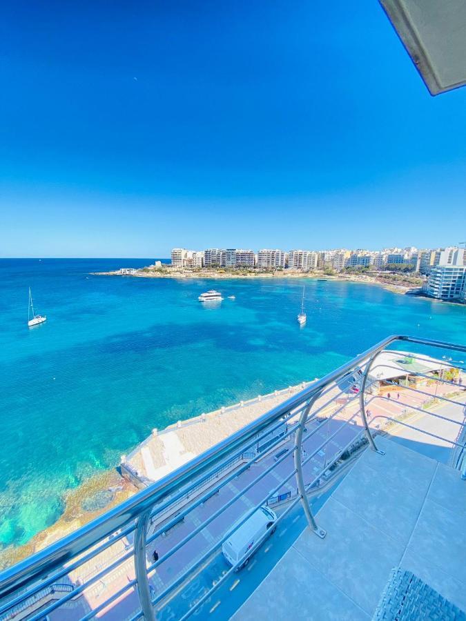 F2 - Lovely Two Bedrooms Flat Sea View, St Julians San Giuliano Esterno foto